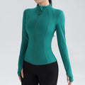 Yoga Top With Thumbholes Quick-Dry Running Jacket | Kaima