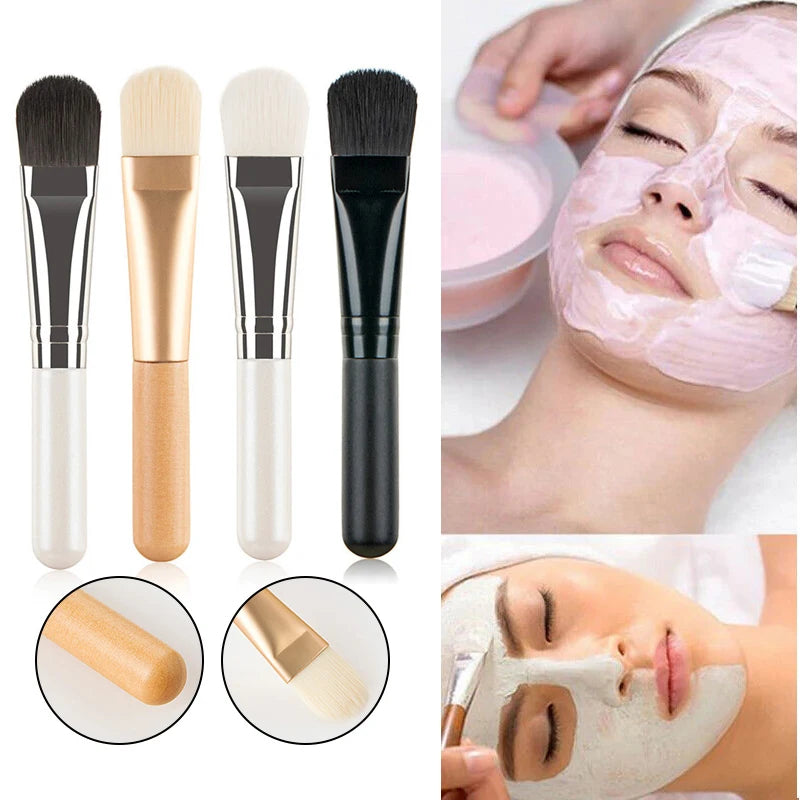 Face Mask Brush Flat Soft Hair for Facial Cleansing | Kaima