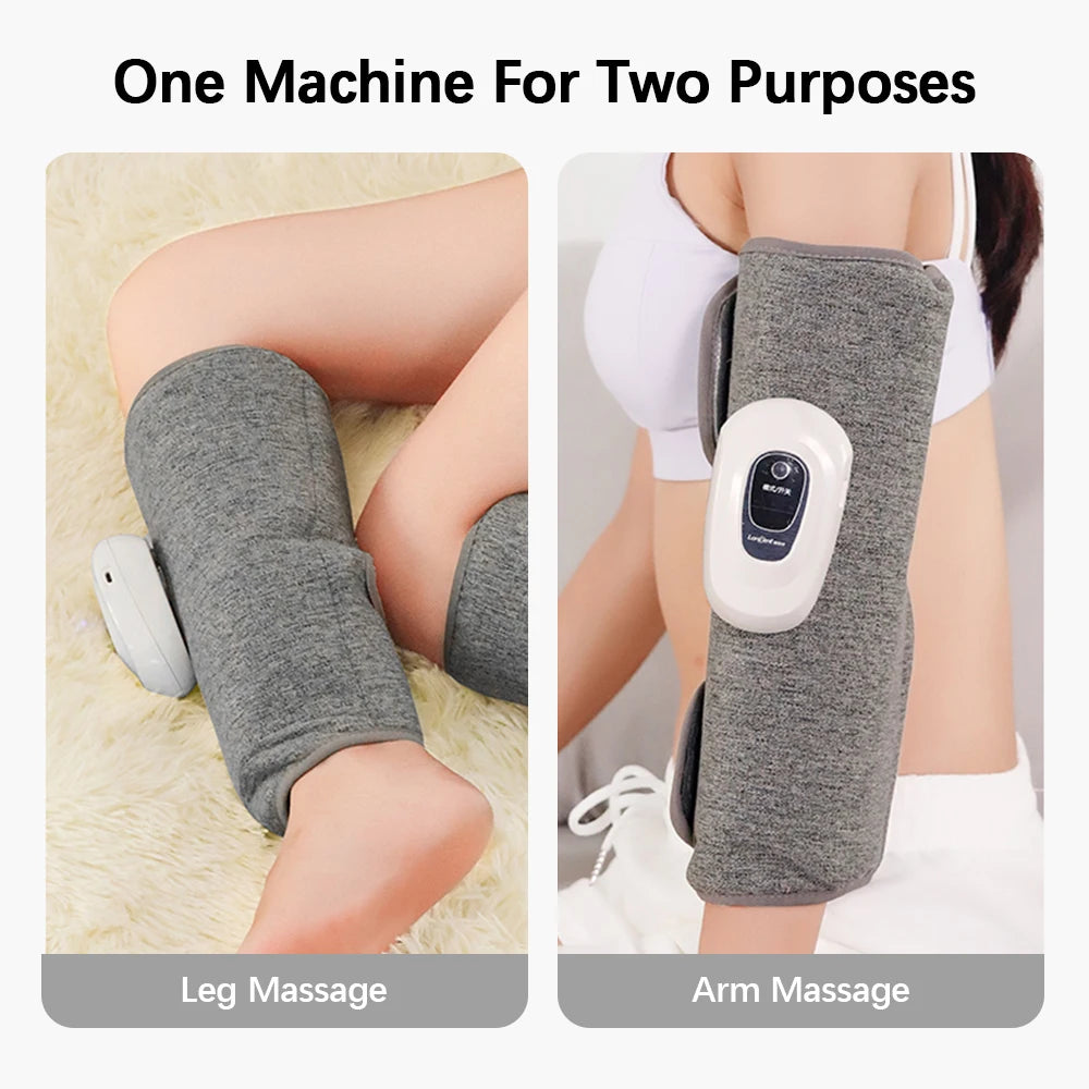  Air Pressure Calf Massager with 3 Modes & Airbag Kneading | Kaima