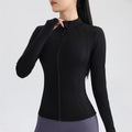Yoga Top With Thumbholes Quick-Dry Running Jacket | Kaima