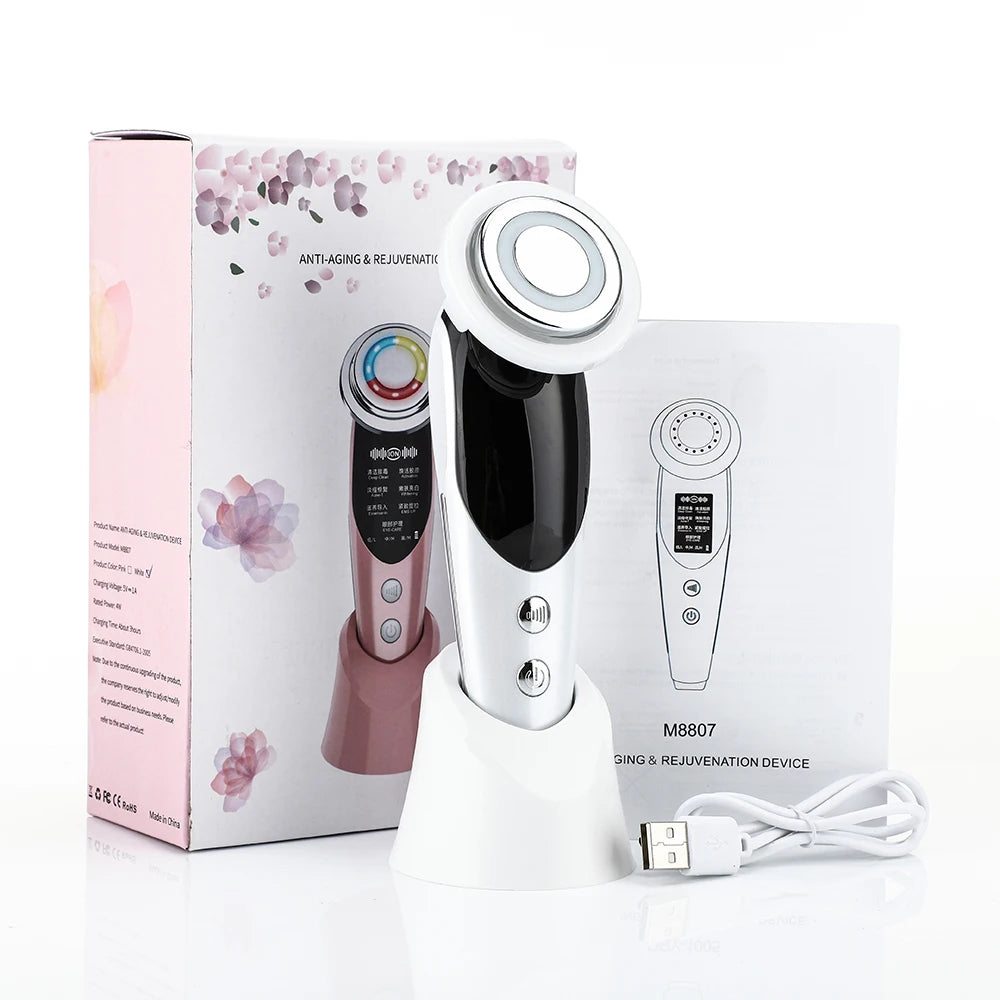 LED Facial Neck Firming Massager Anti-Aging Beauty Device | Kaima