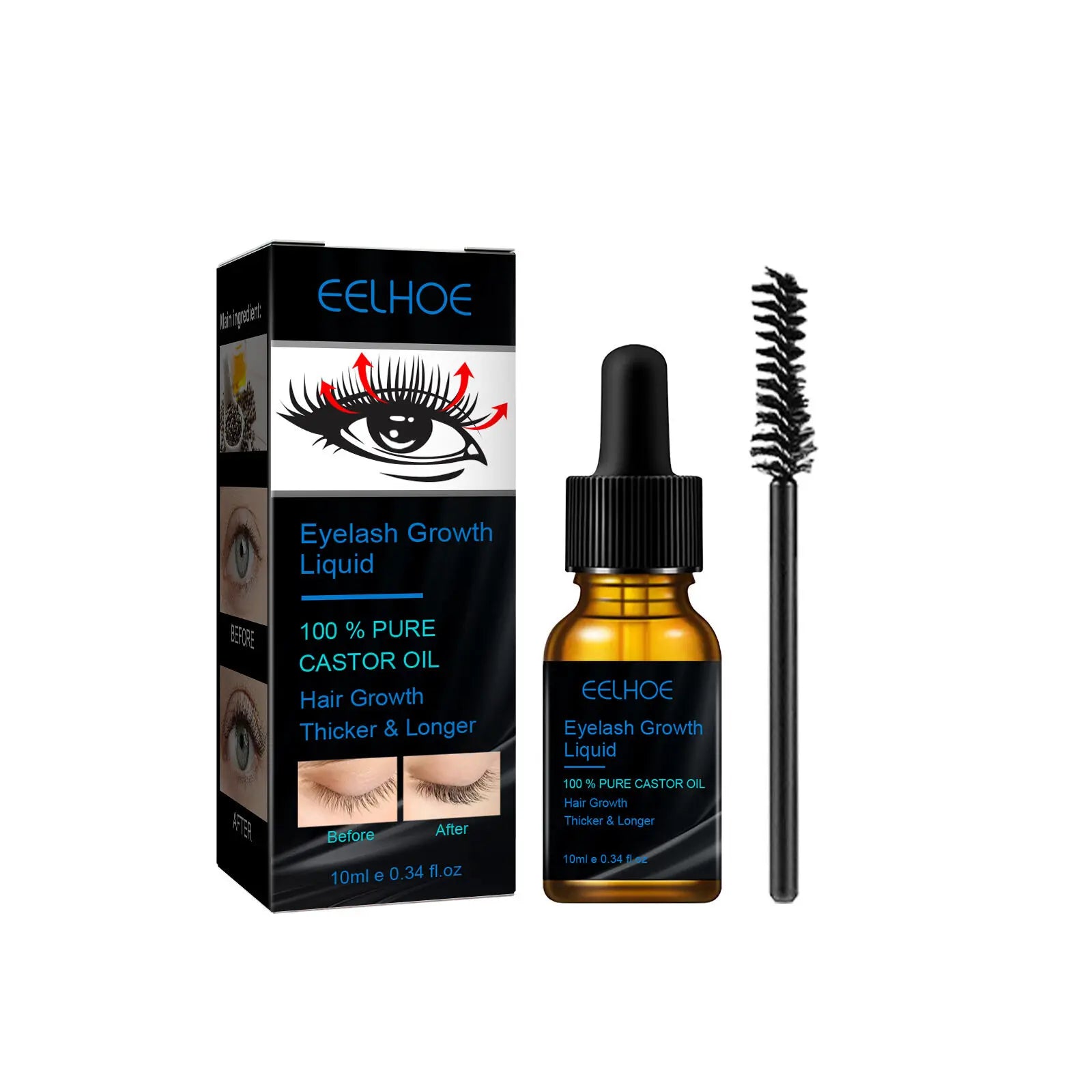 Eyelash Growth Serum Eyebrow Enhancer for Thick Lashes | Kaima