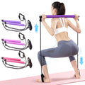 Fitness Yoga Pilates Bar Stick with Resistance Bands | Kaima