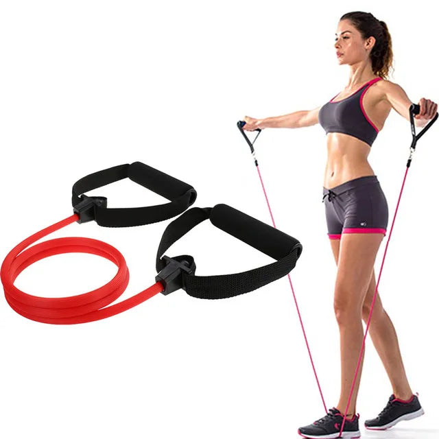 Fitness Yoga Pilates Bar Stick with Resistance Bands | Kaima