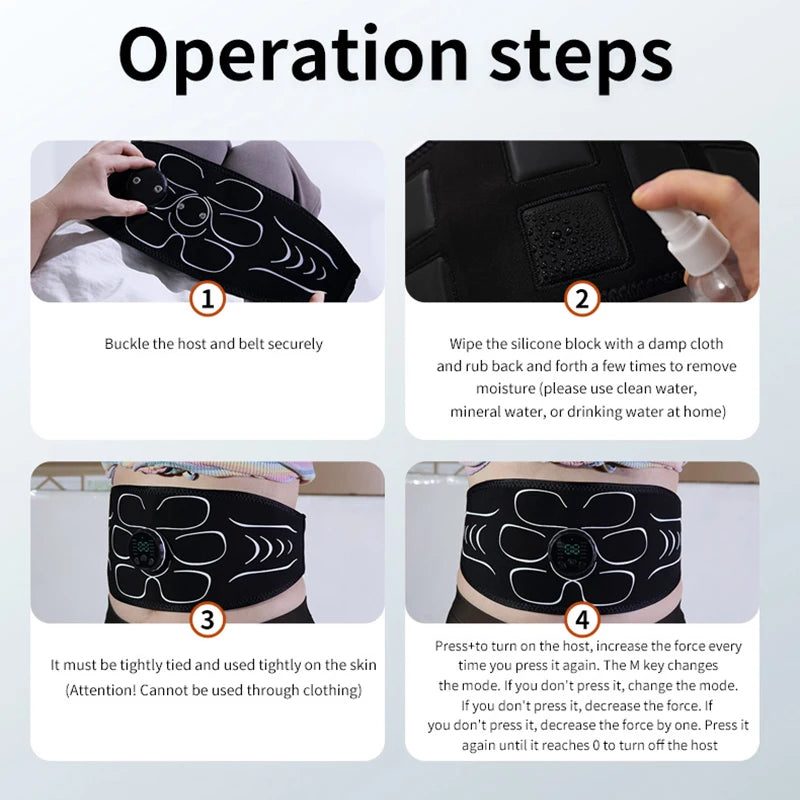 Fitness Electronic Abdominal Muscle Toner Belts | Kaima