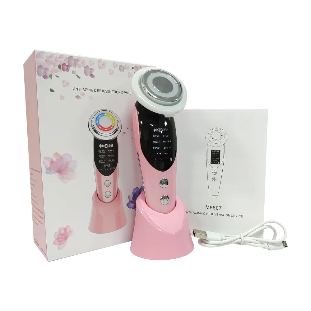 LED Facial Neck Firming Massager Anti-Aging Beauty Device | Kaima