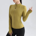 Yoga Top With Thumbholes Quick-Dry Running Jacket | Kaima