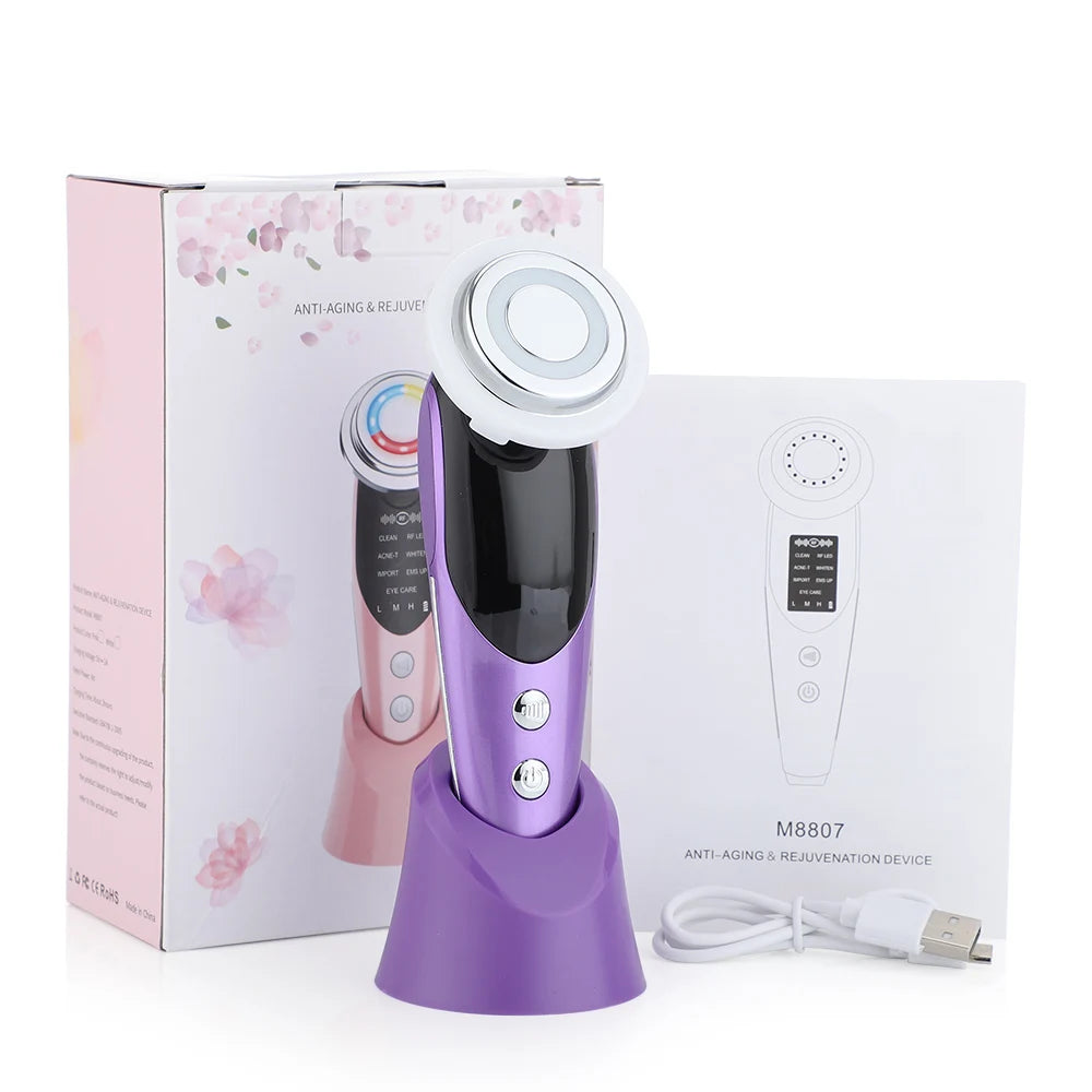 LED Facial Neck Firming Massager Anti-Aging Beauty Device | Kaima