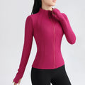 Yoga Top With Thumbholes Quick-Dry Running Jacket | Kaima