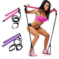 Fitness Yoga Pilates Bar Stick with Resistance Bands | Kaima